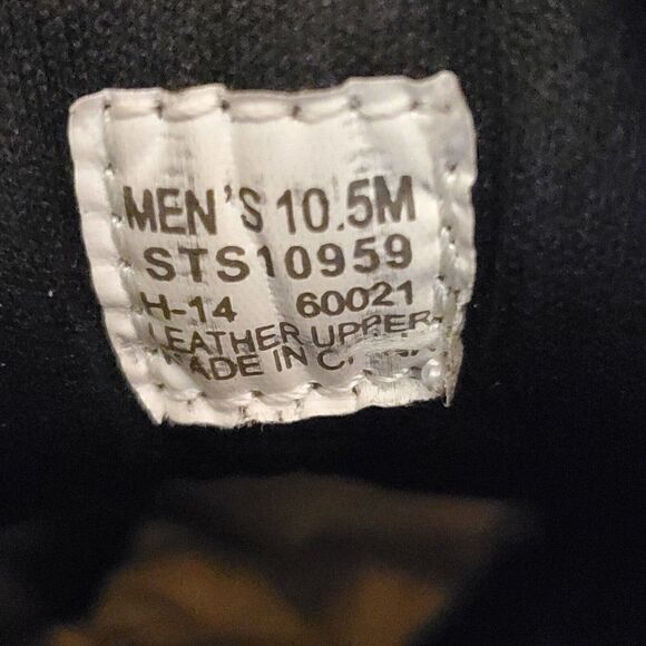 Sperry Top-Sider Glacier Chukka Men Size 10.5M Waterproof Black Leather STS10959 - Picture 8 of 8